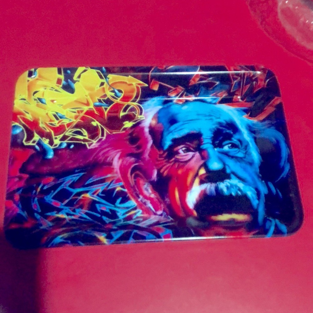 Einstein rolling tray